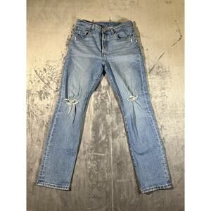 Levi's 501 Original Fit Jeans Men's 29x30 Blue Cotton Blend Denim